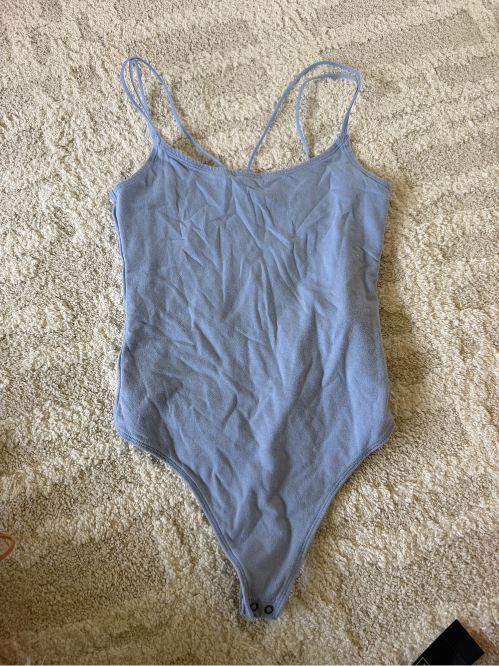 Anf blue body suit